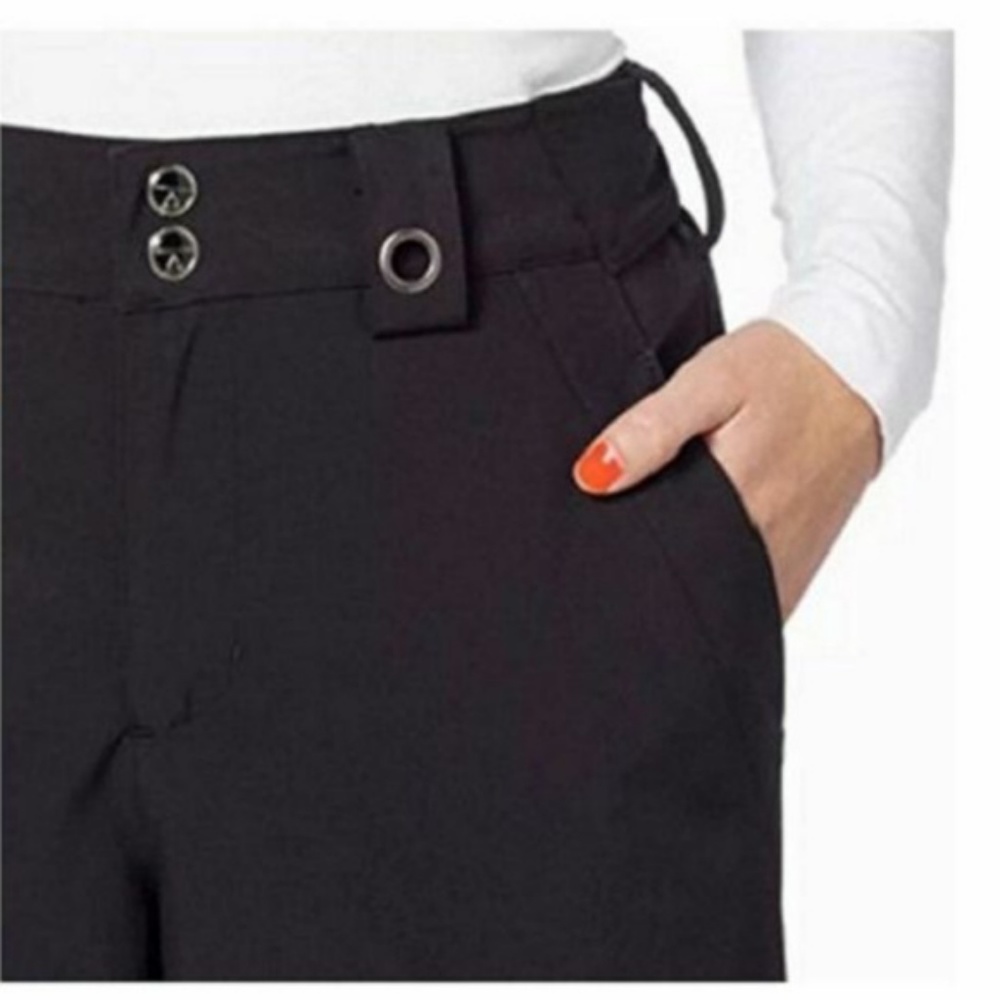 GERRY Womens Performance Stretch Snow Skı Pants--Black - Picture 4 of 8